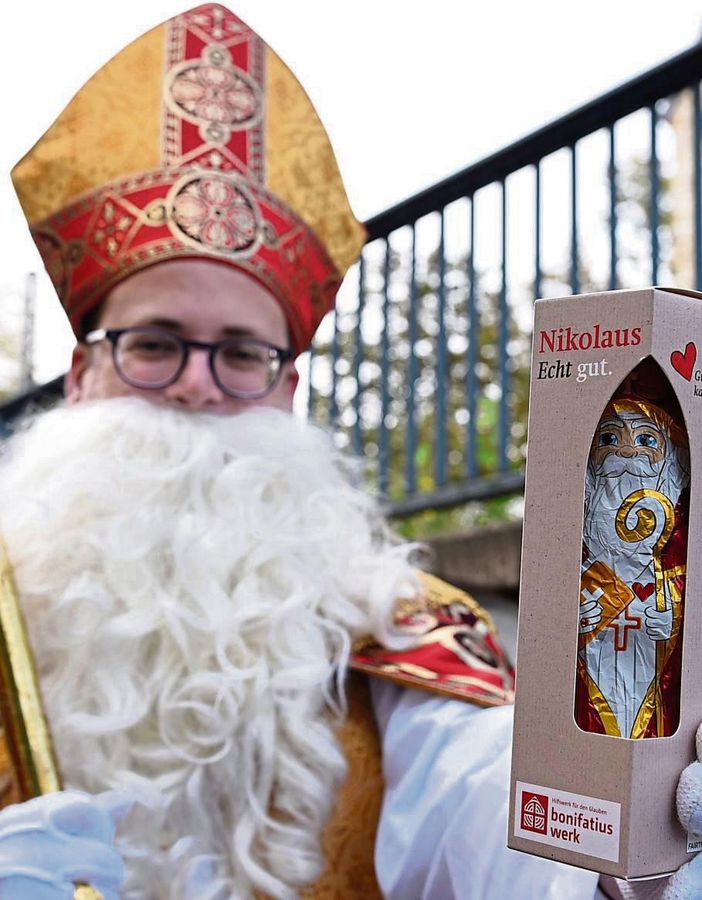 Gutes tun – kann jeder, mit dieser Botschaft besucht der Nikolaus Altengeseke.