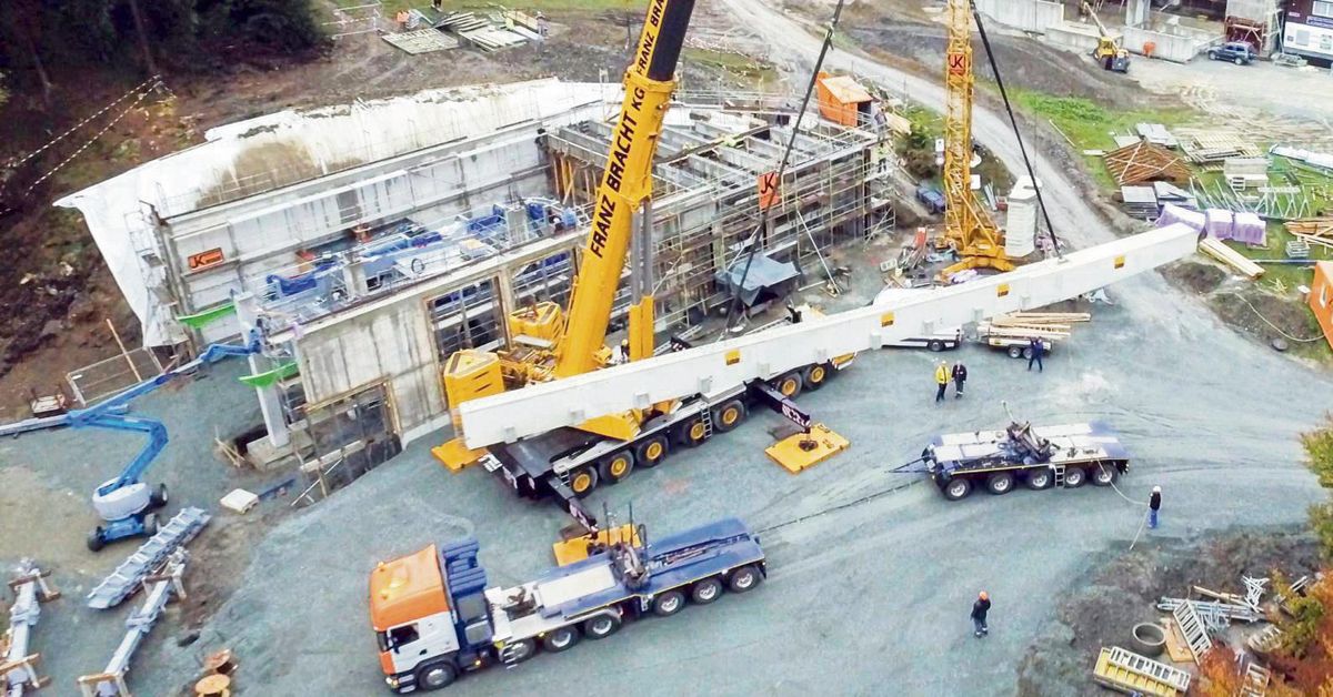 Aus der industriellen Bauwirtschaft kommen noch am ehesten positive Lage-Signale – aber die Erwartungen sind auch hier pessimistisch. Foto: Archiv