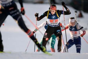 Vanessa Voigt holt die halbe Olympia-Norm. - Foto: Björn Larsson Rosvall/TT News Agency via AP/dpa