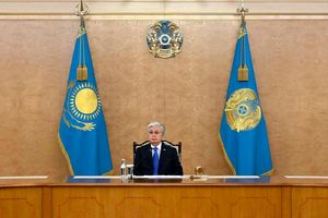 Auch Präsident Tokajew reagierte auf den Brand mit vielen Toten. (Archivbild) - Foto: Uncredited/Kazakhstan's Presidential Press/AP/dpa