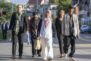 Zwei der Kläger sprachen im September persönlich vor dem Schweizer Gericht. (Archivbild) - Foto: Urs Flueeler/KEYSTONE/dpa