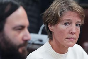 Christina Block hat im Prozess um die Entführung ihrer Kinder erneut ihre Unschuld beteuert. - Foto: Marcus Brandt/dpa