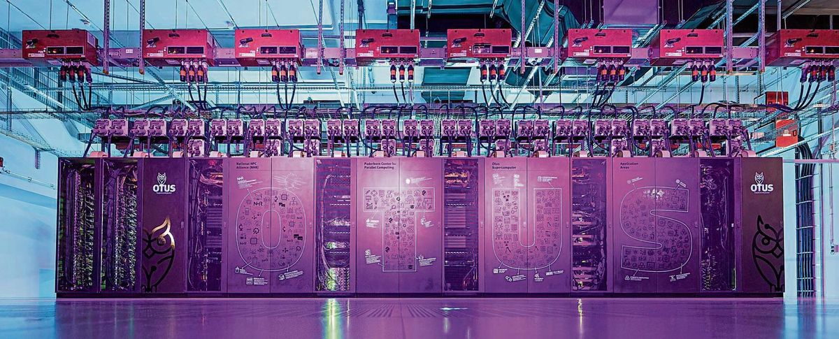 Der Supercomputer „Otus“ beeindruckt nicht nur mit seiner Leistung, sondern auch mit seiner Nachhaltigkeit.