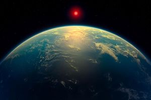 Gibt es Leben außerhalb unseres Sonnensystems? Forscher sehen Hinweise darauf. - Foto: A. Smith, N. Madhusudhan/University of Cambridge/EurekAlert!/dpa