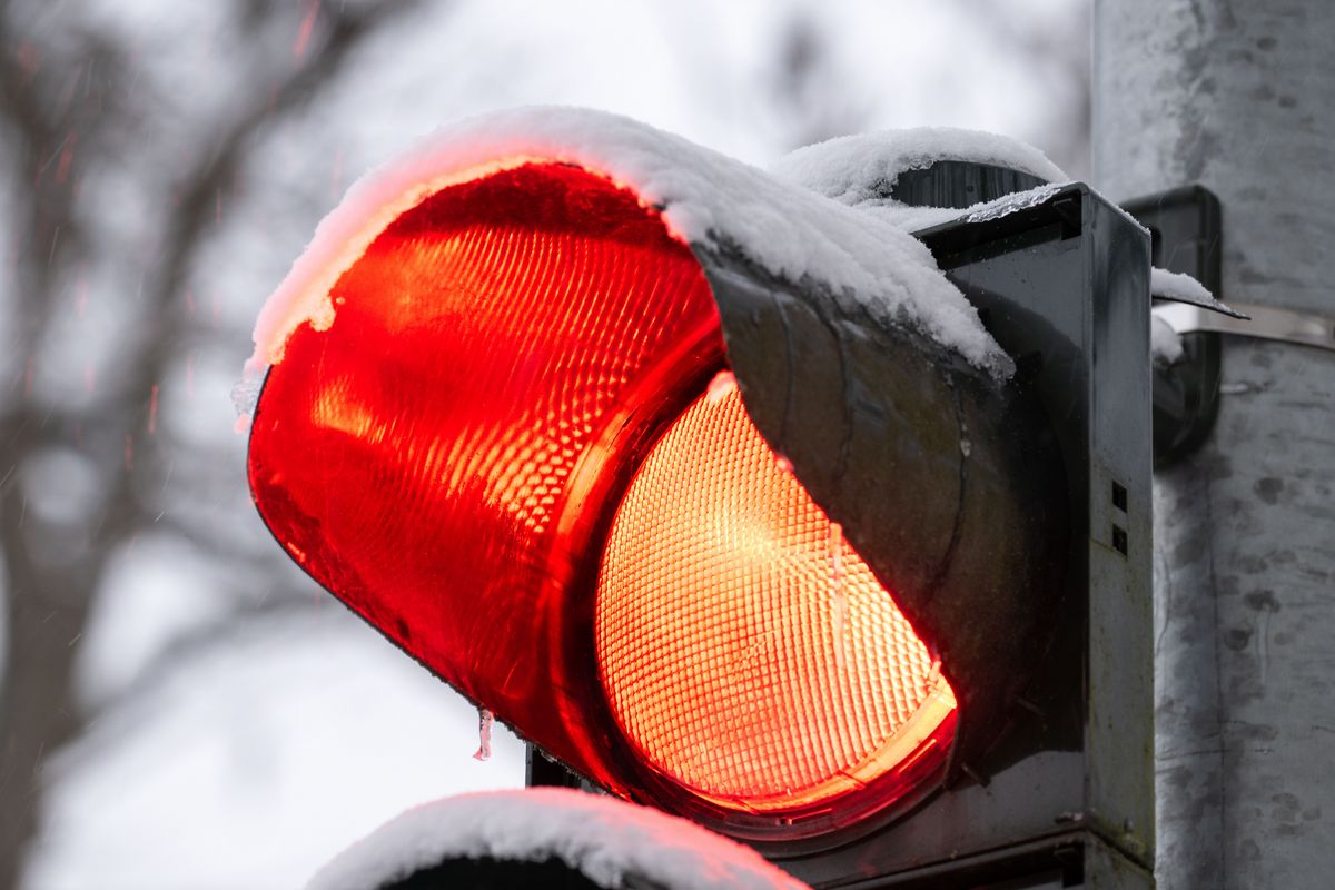 Die Reparatur der Ampel soll voraussichtlich eine Woche dauern. -Symbolfoto: dpa