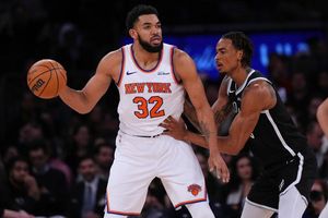 54 Punkte Vorsprung erarbeiteten sich die Knicks im Stadtduell mit den Nets. - Foto: Frank Franklin II/AP/dpa