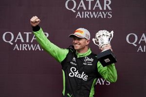 Im 239. Grand Prix schaffte es Nico Hülkenberg erstmals auf ein Formel-1-Podium. - Foto: Andrew Matthews/PA Wire/dpa