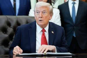 US-Präsident Trump geht nicht davon aus, dass die neuen, von ihm forcierten Zölle gegen China für die Wirtschaft haltbar sind. (Archivfoto) - Foto: Alex Brandon/AP/dpa