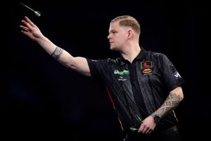 Mike De Decker kritisierte das Publikum im Alexandra Palace - Foto: John Walton/PA Wire/dpa