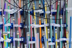 Glasfaser ermöglichen eine schnelle Datenübertragung. (Archivbild) - Foto: Rolf Vennenbernd/dpa