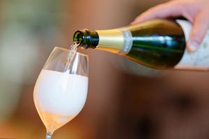 Schaumwein ist beliebt in Deutschland - aber der Absatz geht nach unten. (Symbolbild) - Foto: Uwe Anspach/dpa