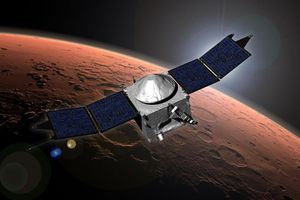 Der Kontakt zur Nasa-Sonde «Maven» ist abgebrochen. - Foto: picture alliance / Nasa/Goddard Space Flight Center/NASA/dpa