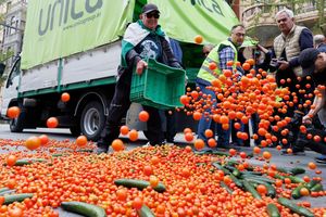 In den vergangenen Wochen haben Bauern in mehreren europäischen Ländern gegen zu hohe Umweltauflagen protestiert - wie hier in Spanien. - Foto: Álex Cámara/EUROPA PRESS/dpa