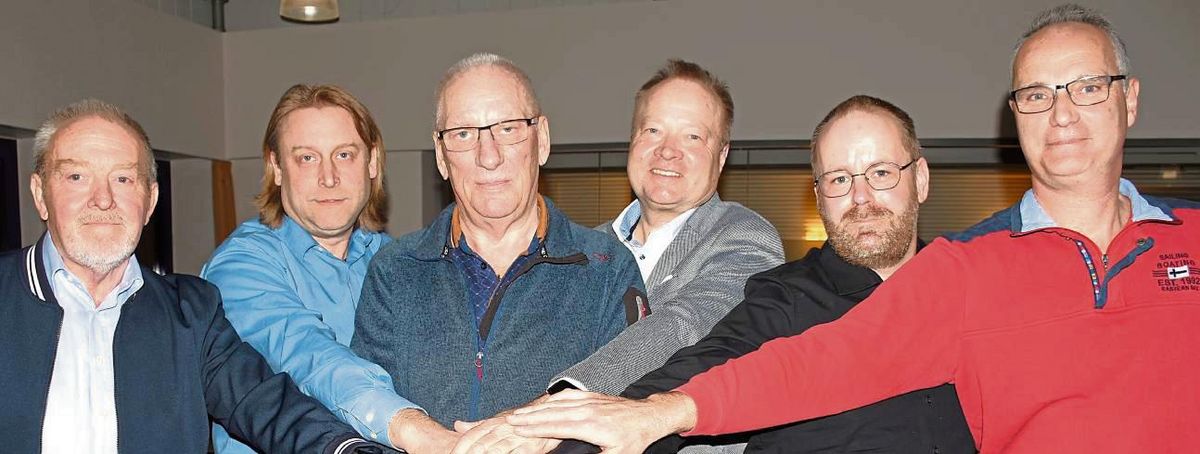 Der neue Gesamtvorstand des Geseker Stadtsportverbandes (v.l.): Karl-Heinz Arnswald (Vorsitzender), Thomas Pieper (Beisitzer), Hans-Anton Fahle (neuer erster stellvertretender Vorsitzender), Reinhard Karbstein (Kassierer), Thomas Kraft (neuer Geschäftsführer) und Jürgen Meja (neuer Beisitzer). Fotos: Giannakis