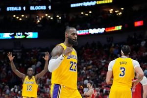 Los Angeles Lakers-Stürmer LeBron James war der zweitbeste Werfer der Partie. - Foto: Gerald Herbert/AP