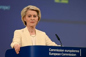 Für Kommissionschefin Ursula von der Leyen endete der Zwischenfall glimpflich. (Archivbild) - Foto: Ansgar Haase/dpa