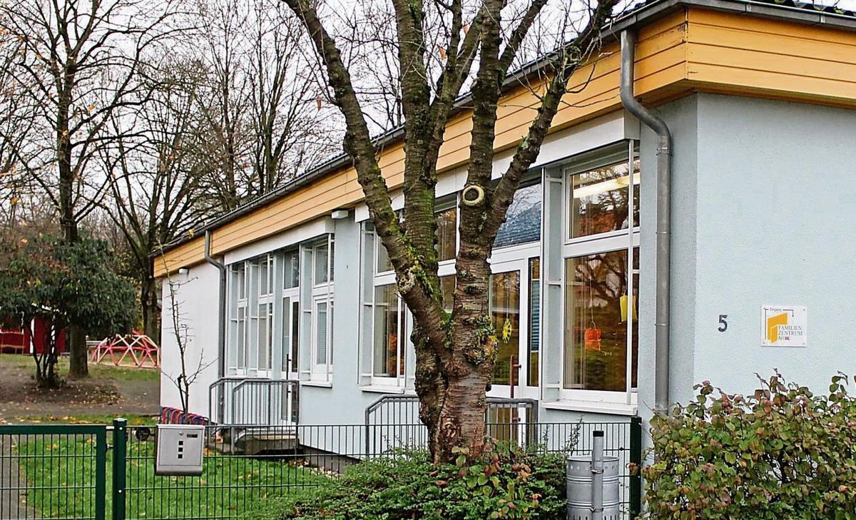 Die Kita soll abgerissen werden, dort kommt ein Neubau hin. Foto: Mintert