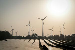 Seit dem Jahr 2023 gab es im Schnitt 15 Tage mit wenig Wind und Sonne. (Archivbild) - Foto: Kay Nietfeld/dpa