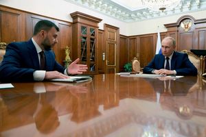 Der von Moskau eingesetzte Besatzungschef für Donezk, Denis Puschilin, hat nach ukrainischen Drohnenangriffen auf Wärmekraftwerke den regionalen Notstand ausgerufen. (Archivbild) - Foto: Gavriil Grigorov/Pool Sputnik Kremlin/AP/dpa