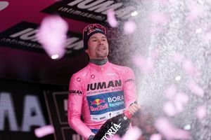 Der Slowene Primoz Roglic hat beim Giro d’Italia das Rosa Trikot des Gesamtführenden übernommen. - Foto: Gian Mattia D'Alberto/LaPresse/AP/dpa