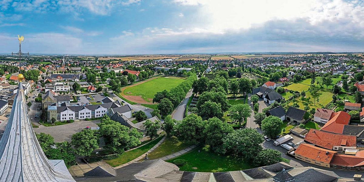 Um 20 100 Quadratmeter, was drei Sportplätzen oder 25 Wohngrundstücken entspricht, ist Anröchte seit der Jahrtausendwende gewachsen. Foto: Eickhoff