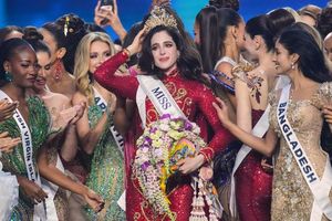 Fatima Bosch ist nach einem von Eklats geprägten Wettbewerb die neue Miss Universe. - Foto: Sakchai Lalit/AP/dpa