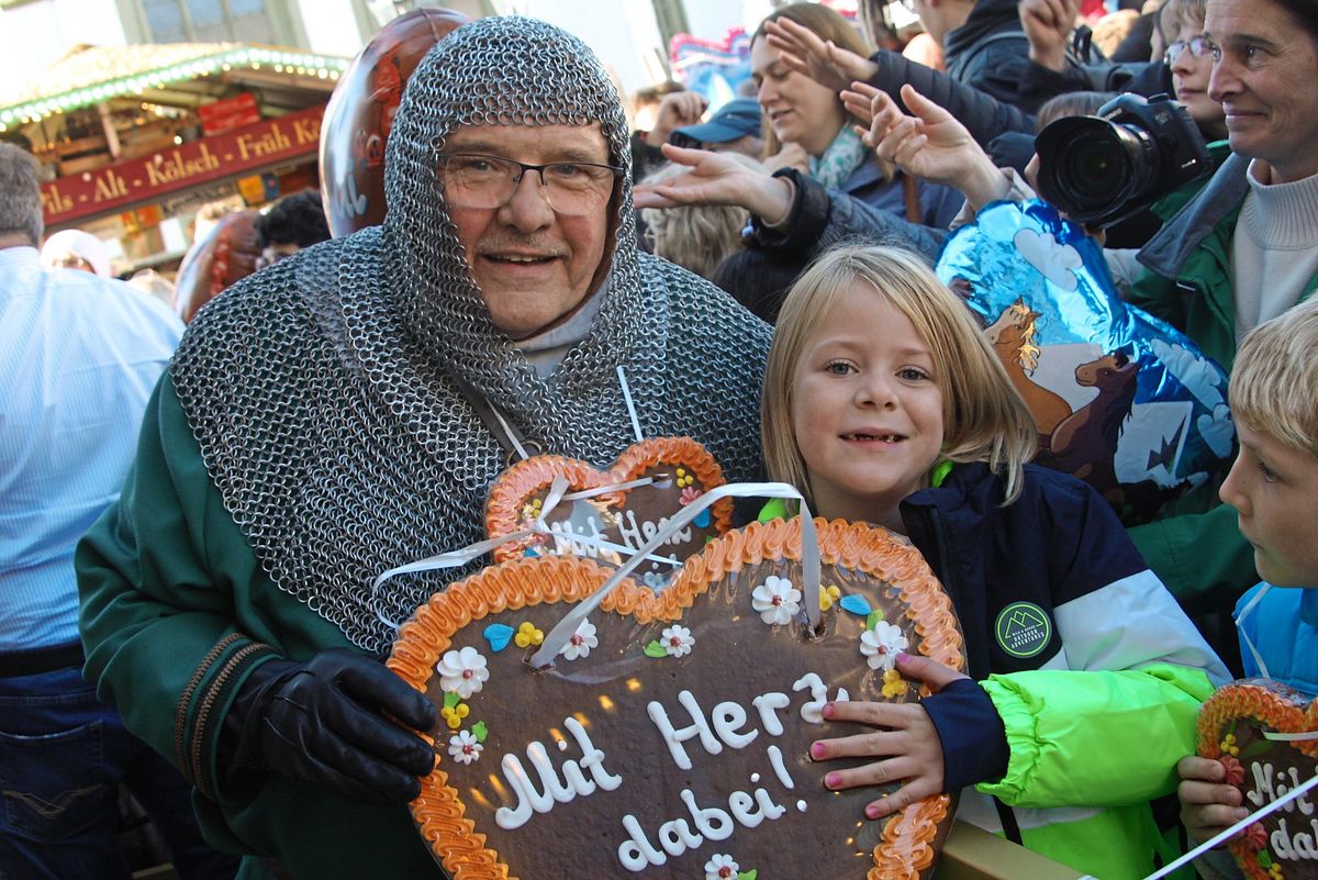 Zum ersten Mal ist Josef Vossebürger bei der Herbstwoche als Graf Bernhard 