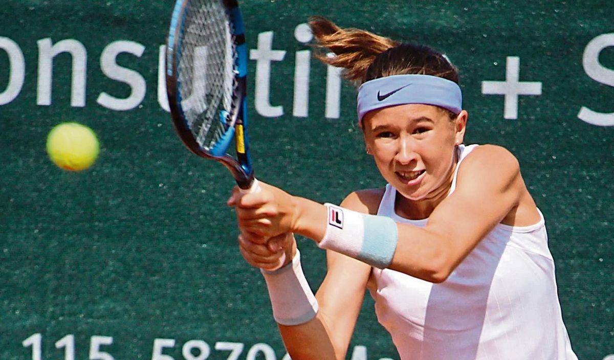 Vorjahressiegerin Nikola Bartunkova wird ihren Titel bei den 4. Erwitte Open nicht verteidigen können. Nach zwei positiven Dopingtests wurde die 18-jährige Tschechin vorläufig gesperrt. Somit wird auf jeden Fall eine neue Spielerin den Erwitter Tennisthron besteigen. Foto: Heinke