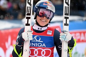 In bestechender Form: US-Skistar Lindsey Vonn. - Foto: Barbara Gindl/APA/dpa