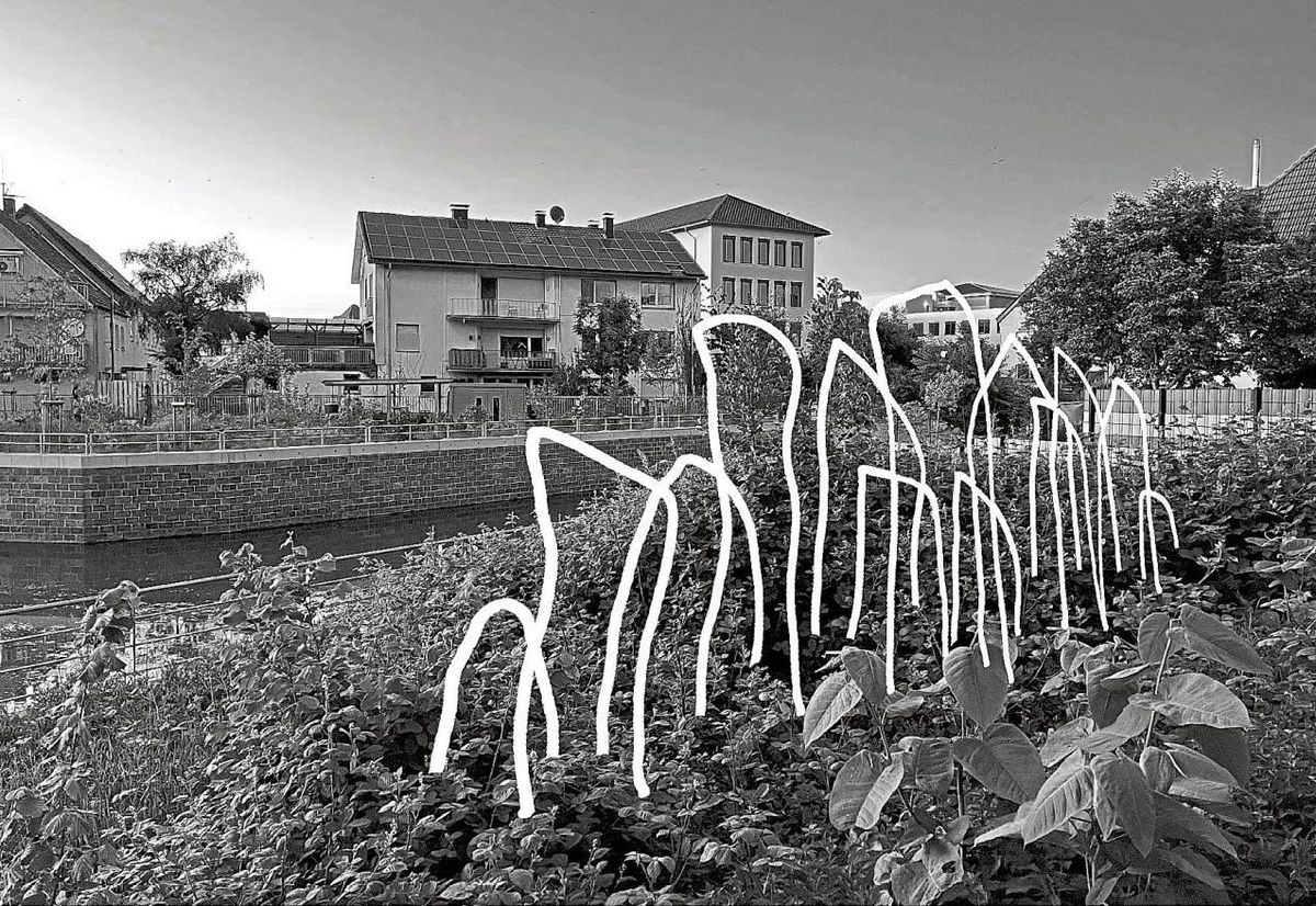 In dieser Montage veranschaulicht der Künstler Itamar Gov, wie sein „Familientreffen“ (Arbeitstitel) aussehen soll.