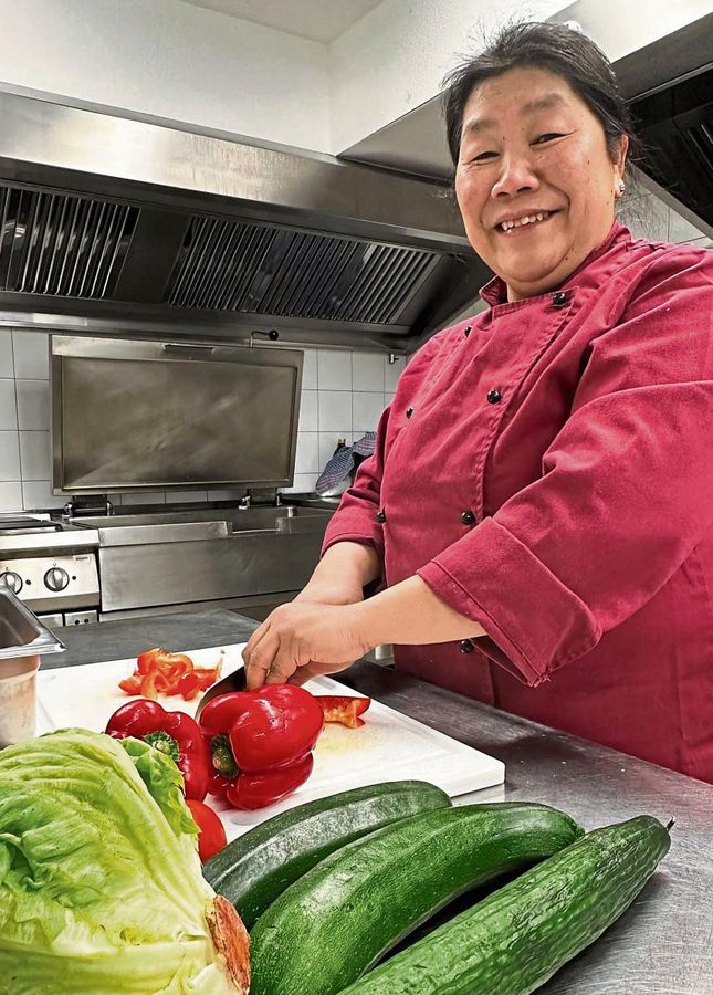 Sie macht Schülern Lust auf gesunde Ernährung: Maribeth „Mary“ Schumacher. Foto: Cegelski