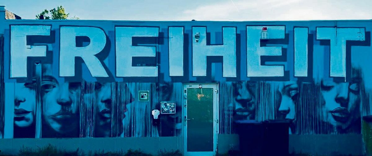 Kann das von geflüchteten Jugendlichen erstellte Wandbild in der Mühlenstraße gerettet werden?