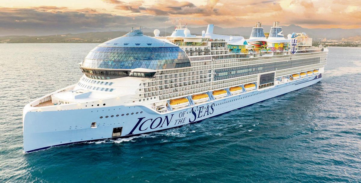 Das Lippstädter Unternehmen Hella stattet die „Icon of the Seas“ mit Leuchten aus. Mit 365 Metern Länge ist das weltweit größte Kreuzfahrtschiff seit Januar in Betrieb. Foto: Royal Caribbean International