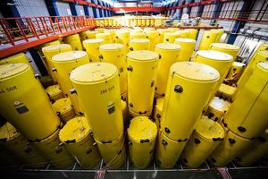 Um diesen Atommüll geht es. Er soll von Jülich ins 170 Kilometer entfernte Ahaus transportiert werden. (Archivbild) - Foto: Andreas Endermann/dpa