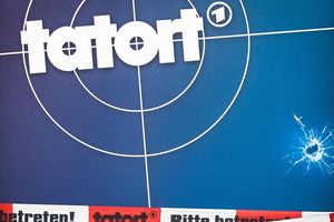 Das Logo des ARD-Kultkrimis "Tatort". (Archivbild) - Foto: Christoph Schmidt/dpa