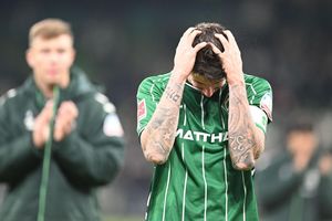 Bremen gibt den Sieg gegen Frankfurt aus der Hand. - Foto: --/dpa