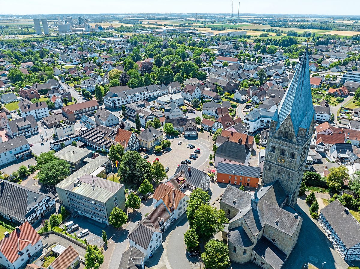 Erwitte hat die 17 000er-Marke bei der Einwohnerzahl geknackt. Zum Vergleich: 2012 lag die Stadt noch deutlich unter 16 000. Foto: Eickhoff