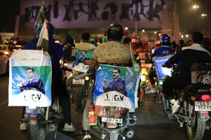 Die Liste von Ministerpräsident al-Sudani gewinnt die Parlamentswahl im Irak. - Foto: Ameer Al-Mohammedawi/dpa