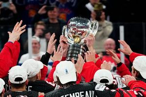 Die Kanadier sind Titelverteidiger bei der Eishockey-WM. - Foto: Pavel Golovkin/AP/dpa