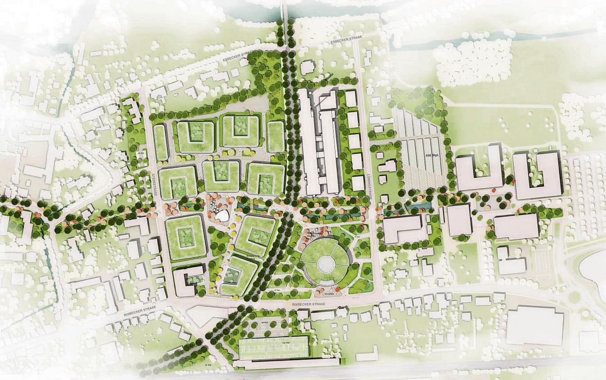 So soll es mal aussehen: Das neue Hella-Hauptquartier „Cells“. Seit Donnerstag steht fest: Los gehts allerfrühestens 2026.