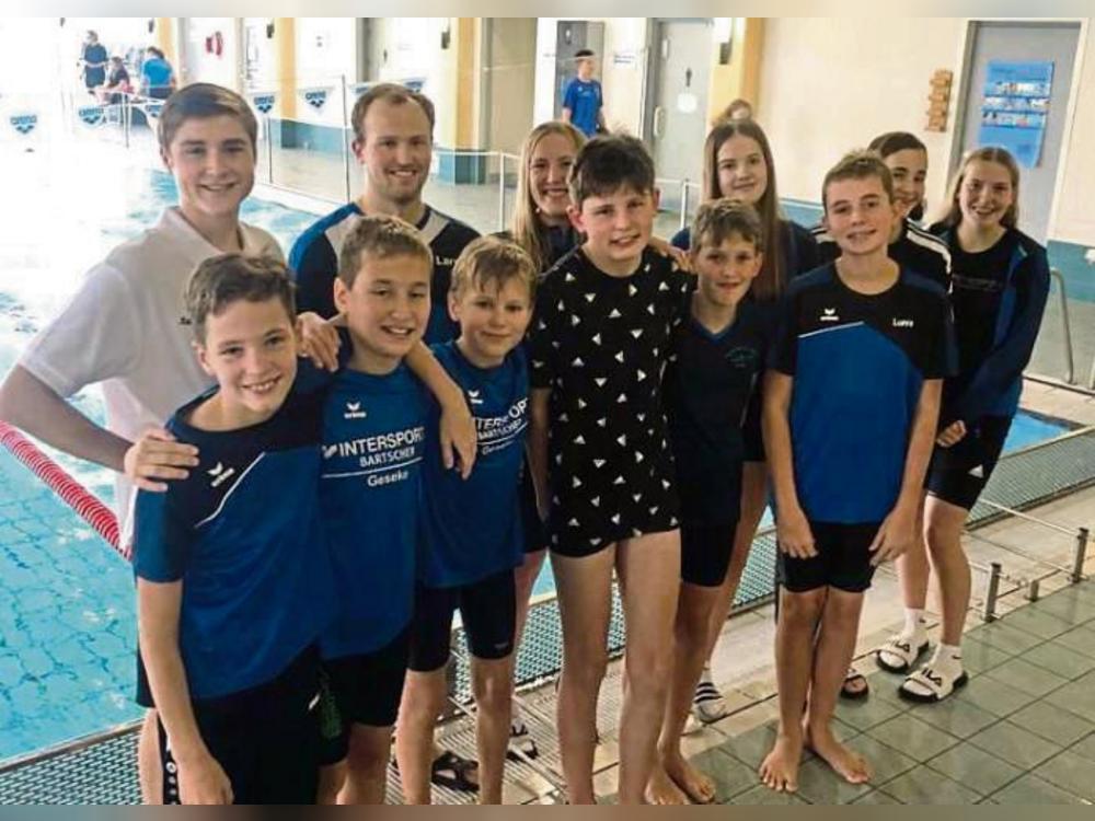 Beim letzten Wettkampf des Jahres in Arnsberg machte auch die Schwimm-Mannschaft des TV Geseke noch einmal mit sehr guten Leistungen auf sich aufmerksam.