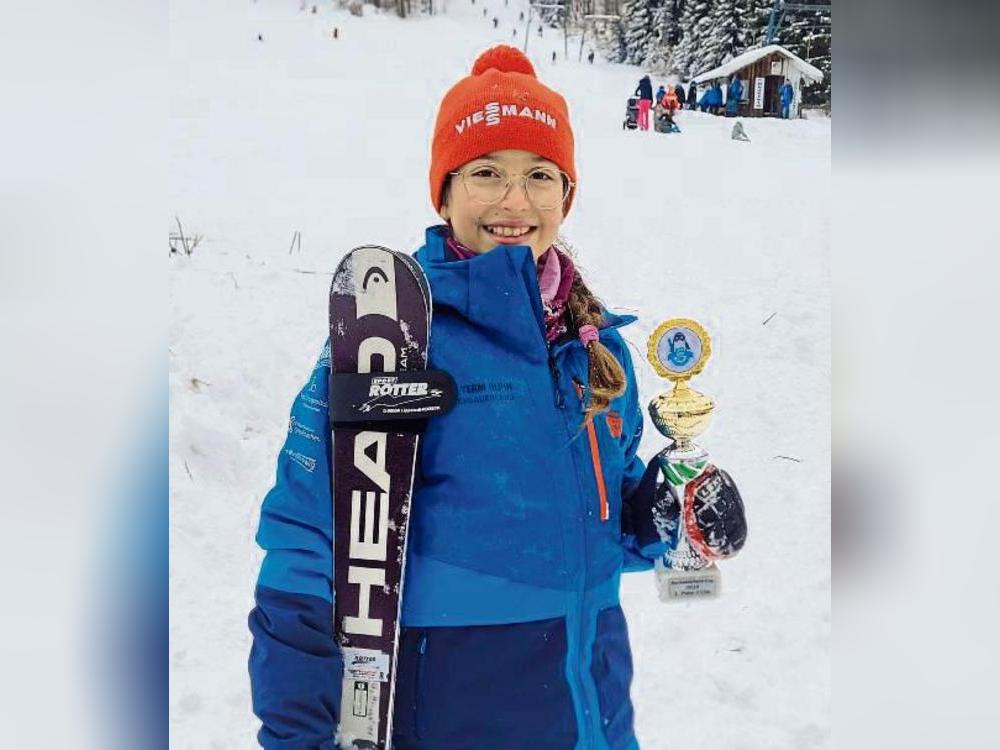 Kann stolz sein auf ihre Leistung: Skirennläuferin Anni Stellmacher aus Lippstadt.