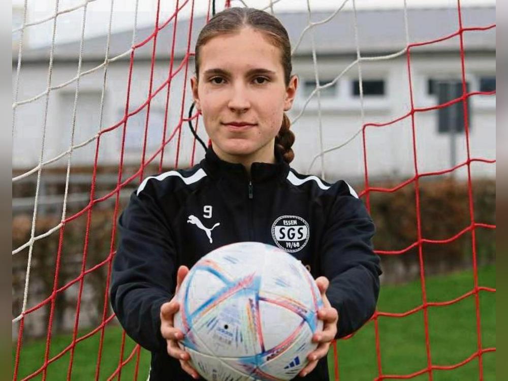 Ihr Herz schlägt für den Fußball: Sophie Haag aus Erwitte.