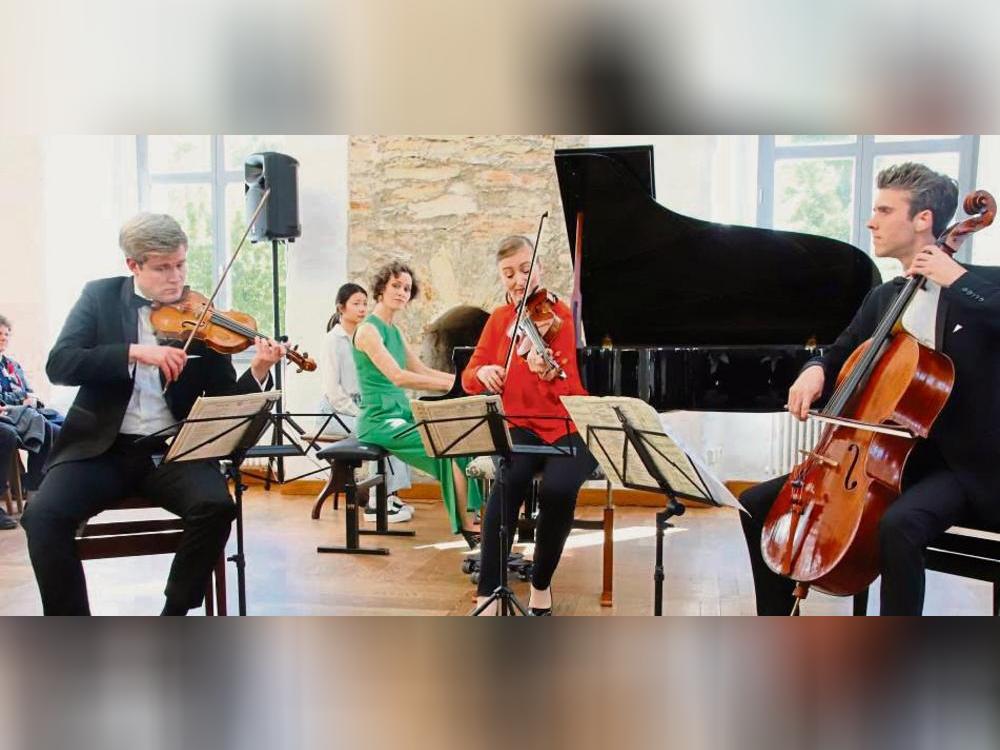 Das Notos Quartett begeisterte mit seinem Konzert im Rittergut Störmede. Foto: Meschede