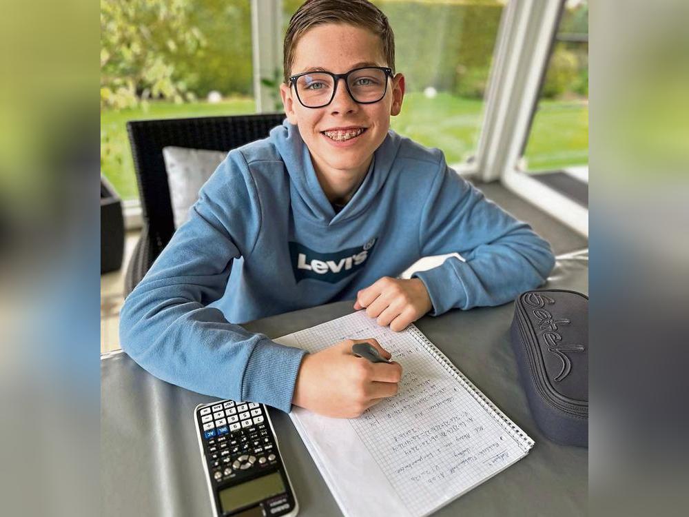 Mathe ist Paul Heßes Hobby – genauso wie Fußball und Keyboardspielen. Der 13-Jährige hat schon dreimal bei der Mathematik-Olympiade auf Landesebene abgeräumt.