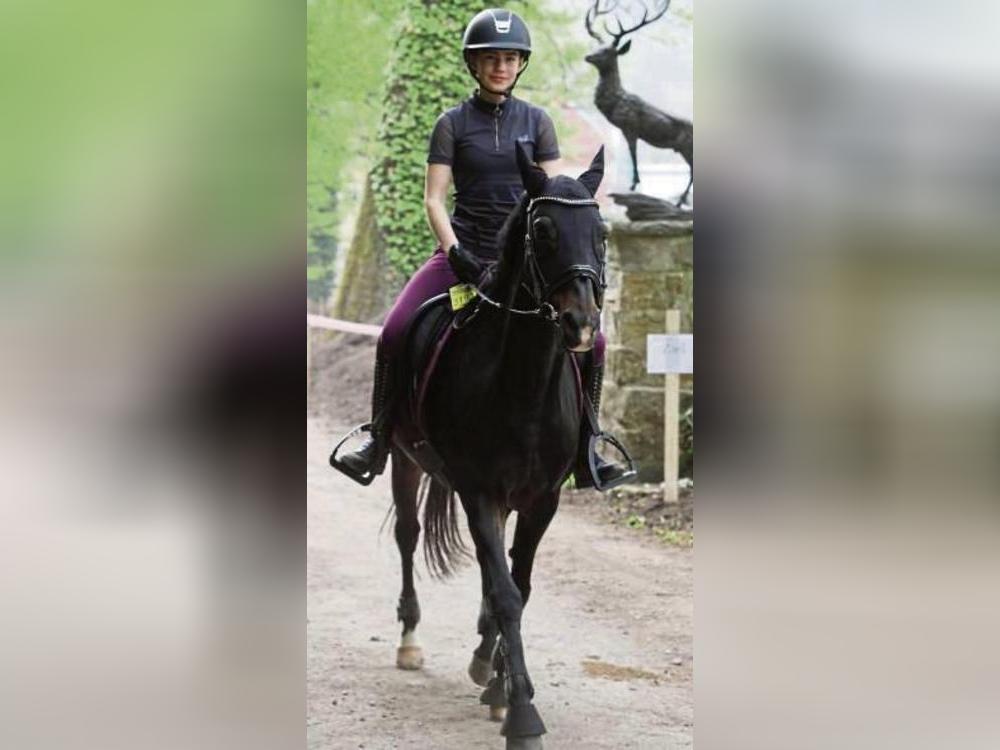 Tamina Lenhard vom RV Erwitte und ihr Pony „Kleiner König“ erreichten nach 41 Kilometern wohlbehalten das Ziel.