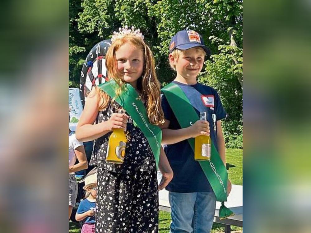 Ellie und Theo sind das neue Kinderkönigspaar in Bad Westernkotten.