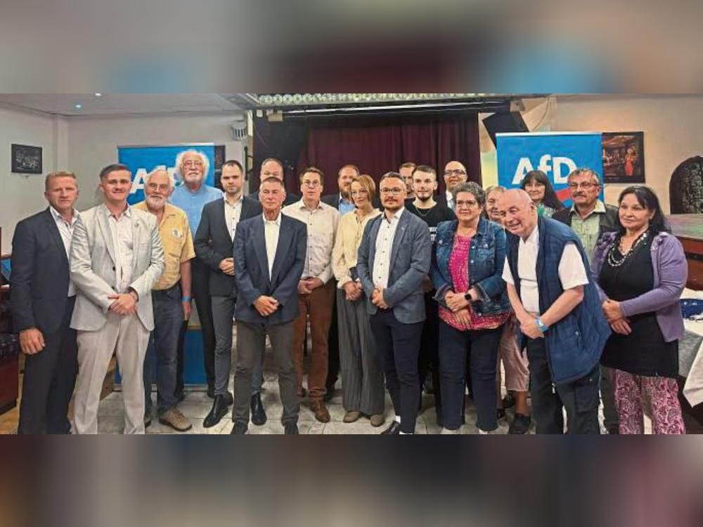 Die AfD hat ihre Kreistags-Kandidaten für die Kommunalwahl im September aufgestellt.