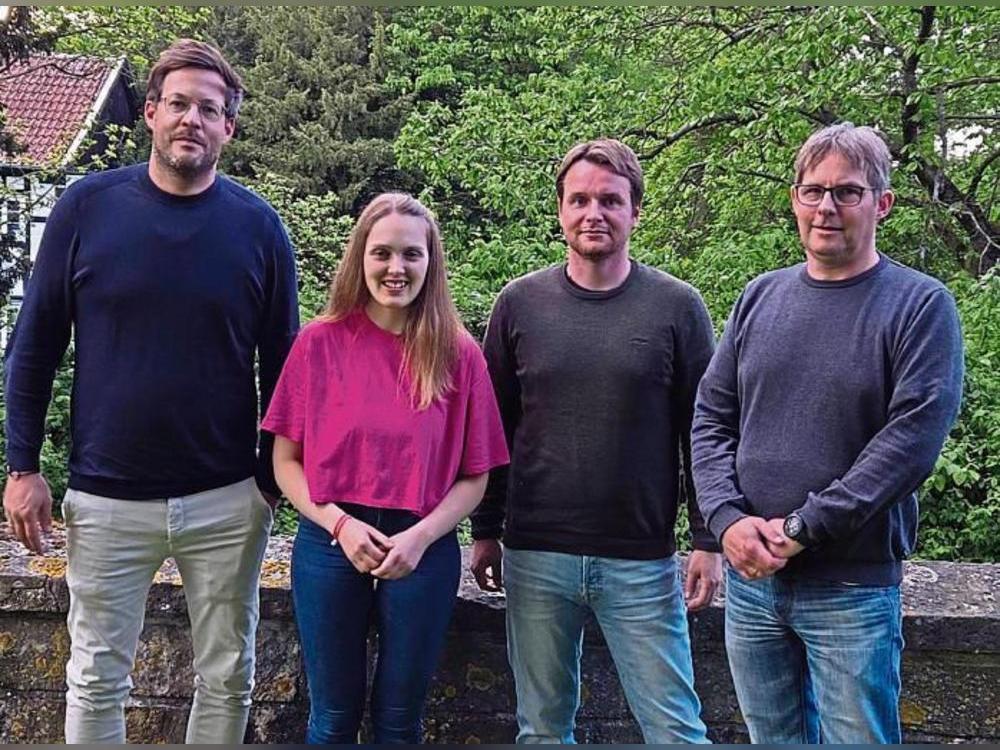 Der Vorstand der CDU-Ortsunion Westereiden/Hoinkhausen/Nettelstädt/Weickede (v.l.): Stefan Rüther, Maria Fromme, Bernhard Meyer und Timo Zimmermann