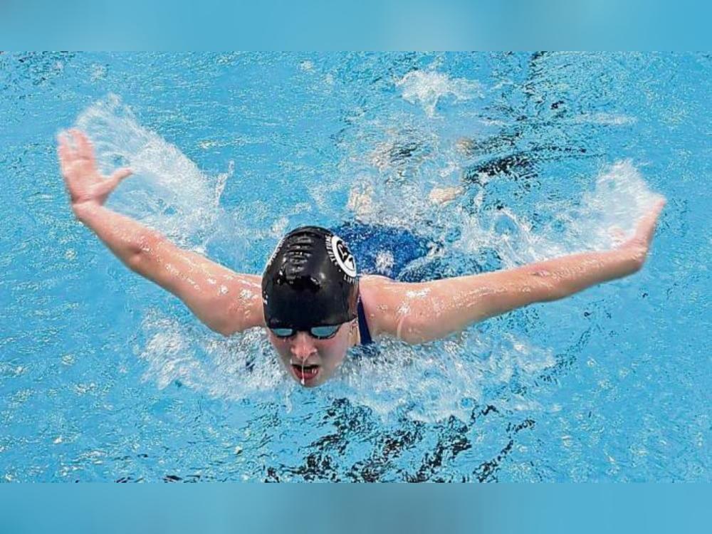 Marlene Diers von Teutonia Lippstadt gewann in Paradedisziplin über 200 Meter Schmetterling eine Silbermedaille.